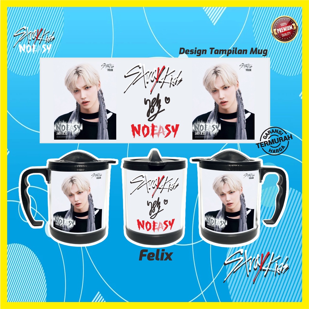 MUG TUMBLER // GELAS TUMBLER // STRAYKIDS NO EASY