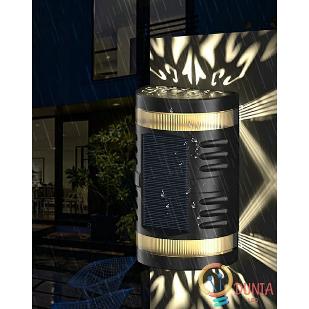 Lampu Solar Taman Dinding 2 Arah Tenaga Surya / Lampu Dinding Solar LED Type 2106