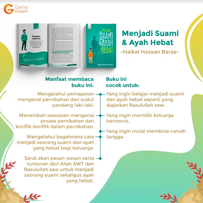 Buku Menjadi Suami &amp; Ayah Hebat - Gema Insani 100% Original