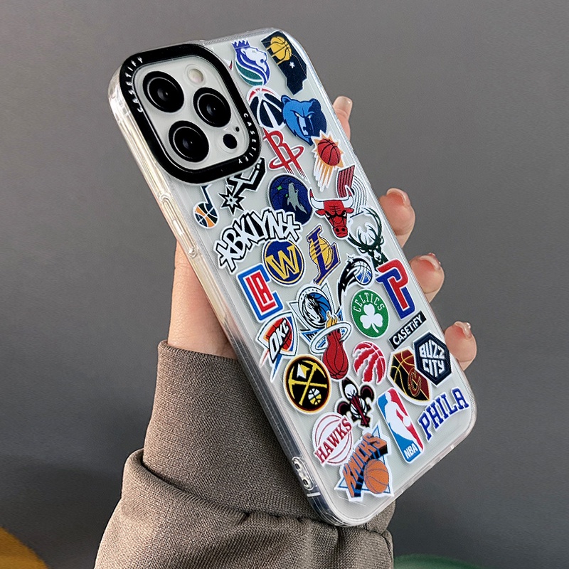 Soft Case Bahan Tpu Motif NBA Lakers Untuk IPhone 6 6s 7 8 Plus 11 13 12 Pro Max XR X XS Max SE 2020