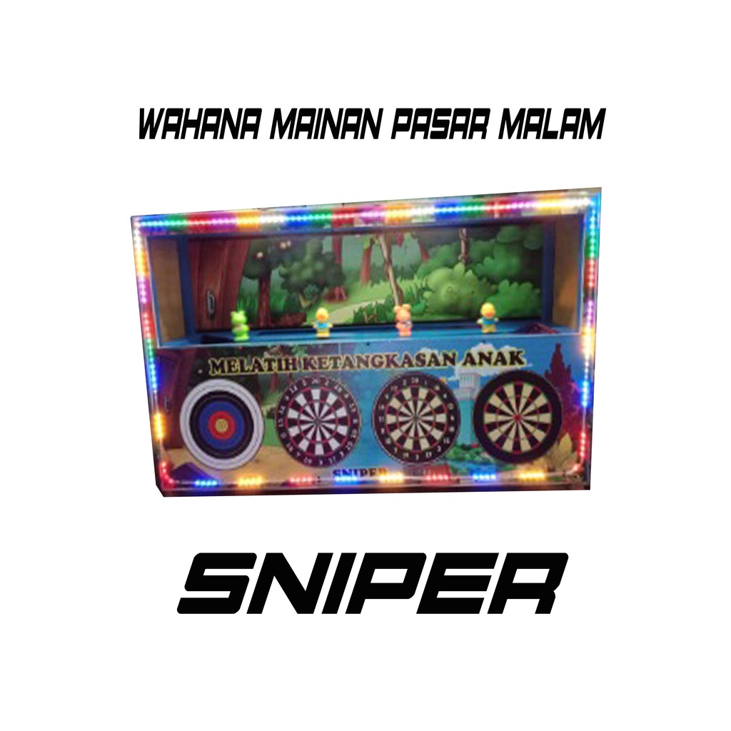 Wahana Mainan pasar malam ketangkasan Sniper