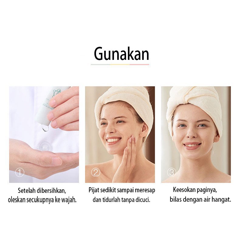 Masker Pemutih Masker Kolagen Sleeping Mask 20 Pcs/Kotak Pemutih Anti-Kerut Mengencangkan dan Mengecilkan Pori-Pori Mencerahkan Kulit Perawatan Kulit