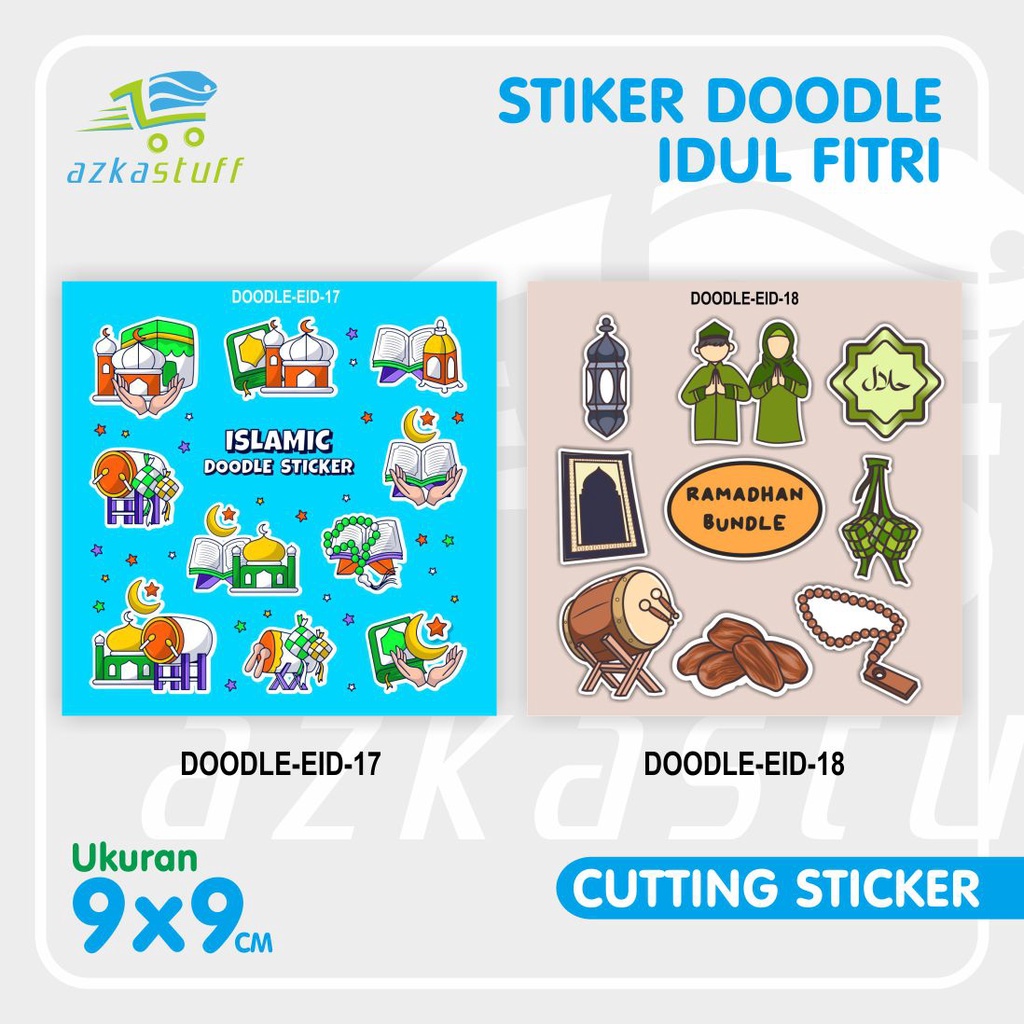 

Stiker Doodle Idul Fitri islamic - stiker thumbler sticker aesthetic stiker ramadhan lebaran