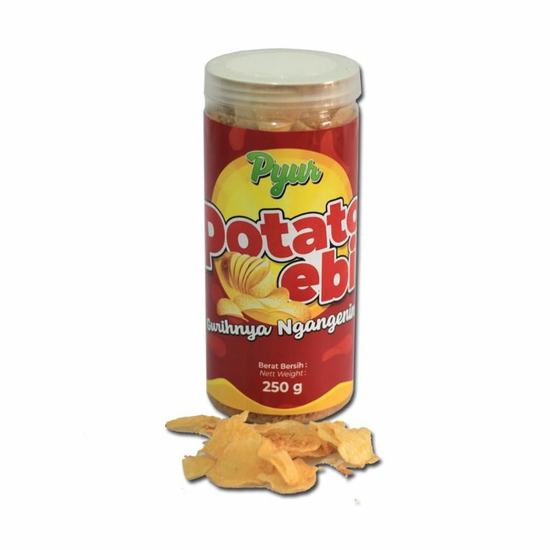 

Potato Ebi Potato Kekinian 250 gram bikin nagih asli jember