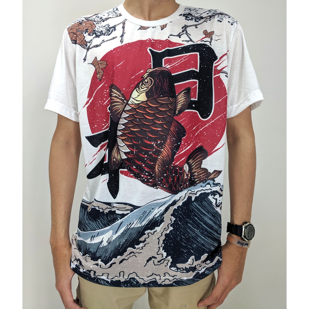 Kaos Pria / T-Shirt - Baju Kaos Printing 3D A21 Import Bangkok SPOON