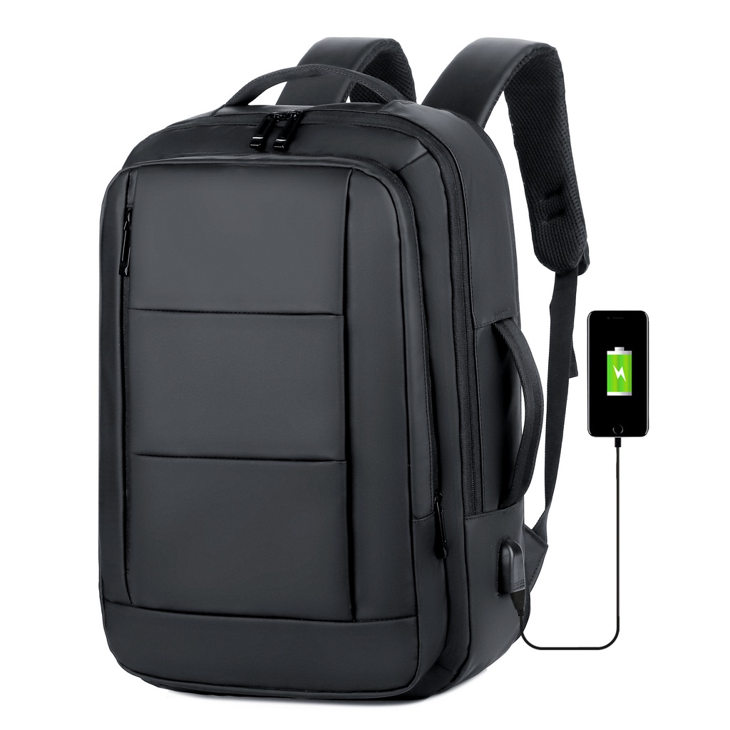 TAS PRIA/TAS RANSEL/TAS PUNGGUNG/TAS BASCKPACK/TAS LAPTOP+USB Slot+Expanding/tas murah [IMPORT]