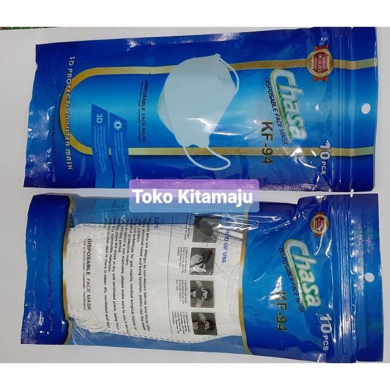 Masker KF 94 premium CHASA Putih PREMIUM MASK KEMENKES