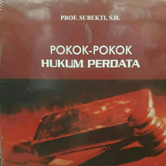 

Buku Pokok-Pokok Hukum Perdata.