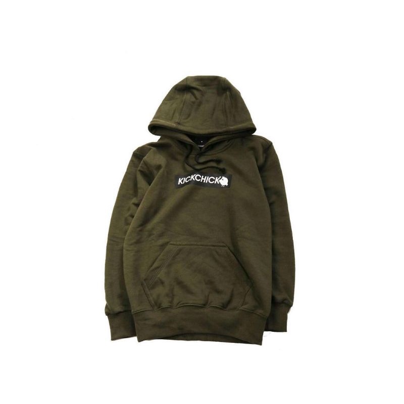 Kickchick Hoodie Box logo Green