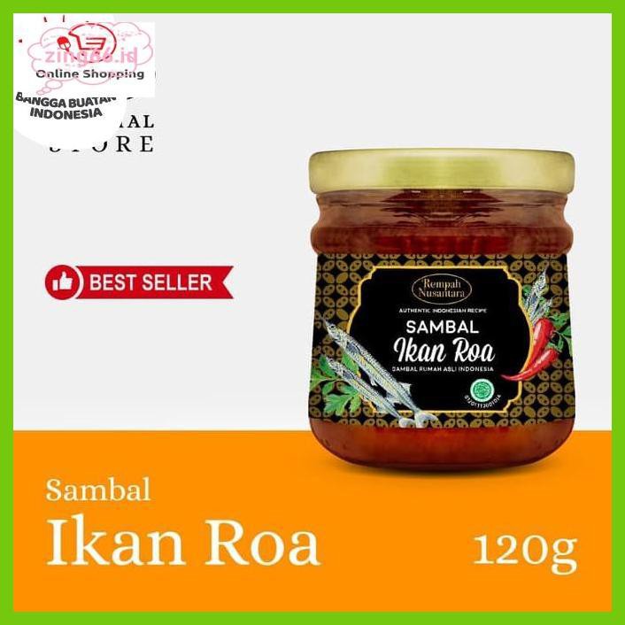 

4R6Ey46- Rempah Nusantara Sambal Ikan Roa Asap 120 Gram R7Eye59-