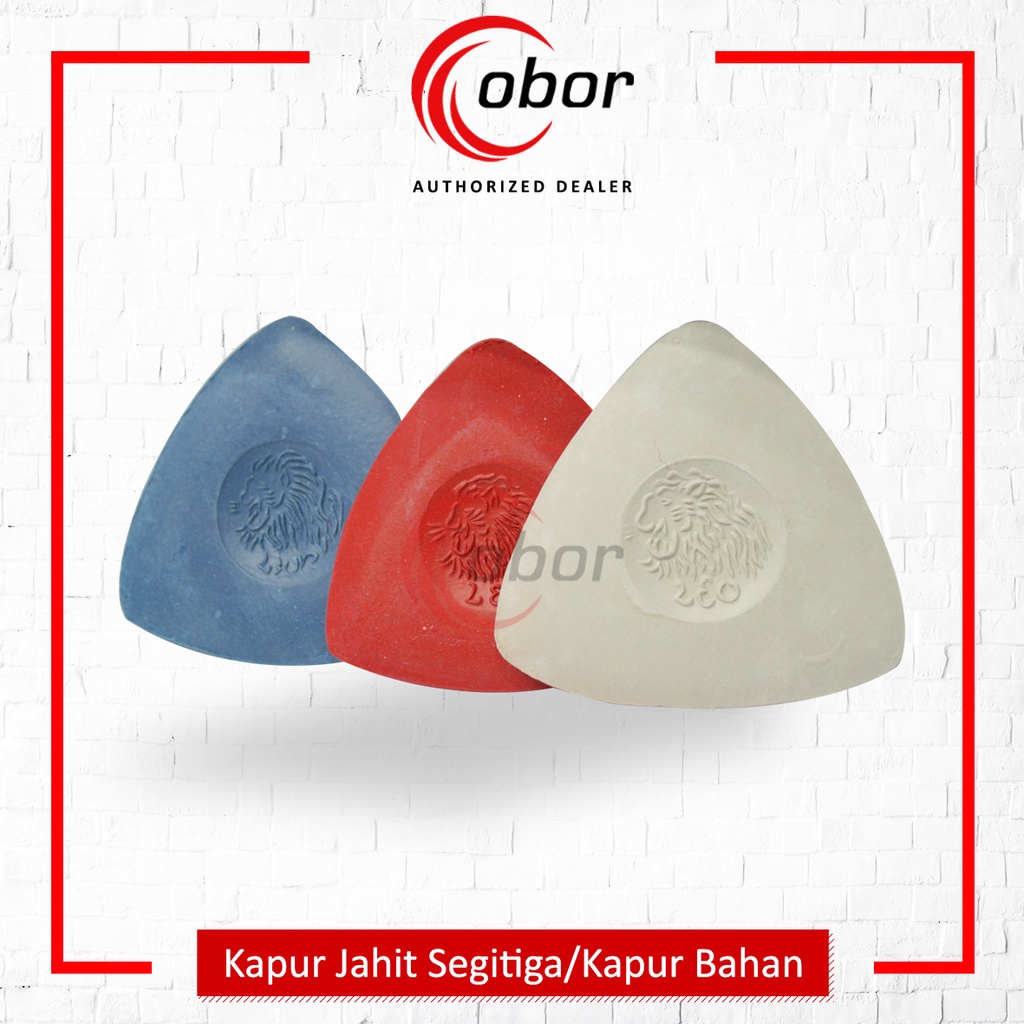 Kapur Jahit Segitiga / Kapur Bahan ( Leo Brand) - Tailor Chalk-1