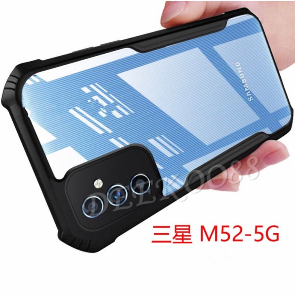 Hardcase Samsung Galaxy M52 5G Crystal Airbag case Samsung M52