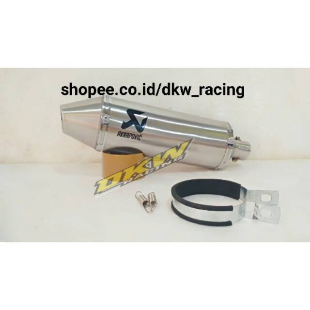 Knalpot racing Akrapovic slincer only klx crf