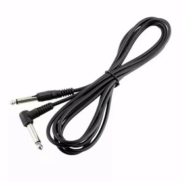 Kabel Jack gitar 6.5mm  panjang 3meter akustik elektrik bass keyboard ukulele