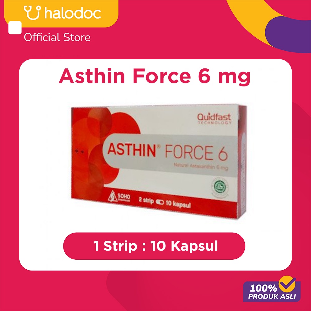 Asthin Force 6 mg 10 Kapsul