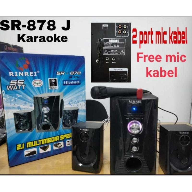 Speaker Multimedia Rinrei 878 J (Karoeke)