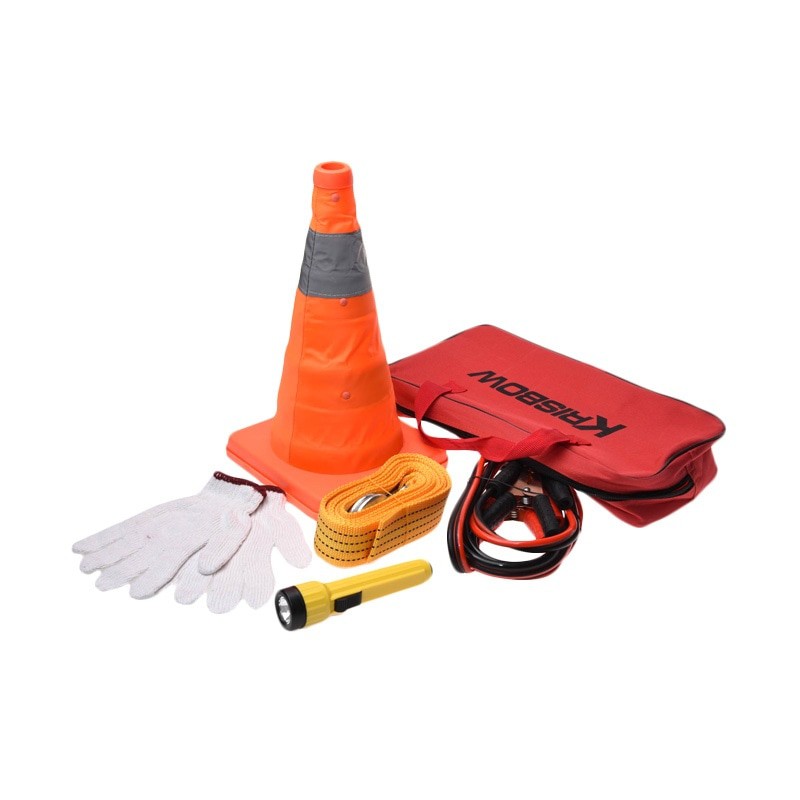 emergency kit set krisbow tools alat perlengkapan darurat mobil