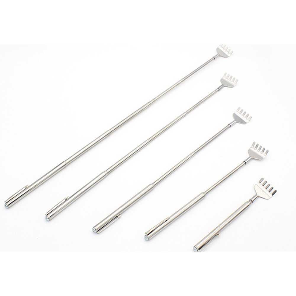 Alat Garuk Punggung Extendable Telescopic Stainless Steel - LJ-158 [Silver]