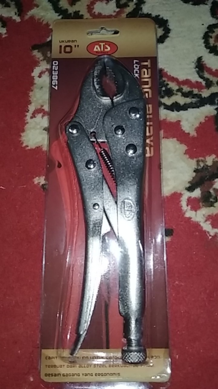 Tang Buaya 10 Inch - Lock Grip Pliers By Ats