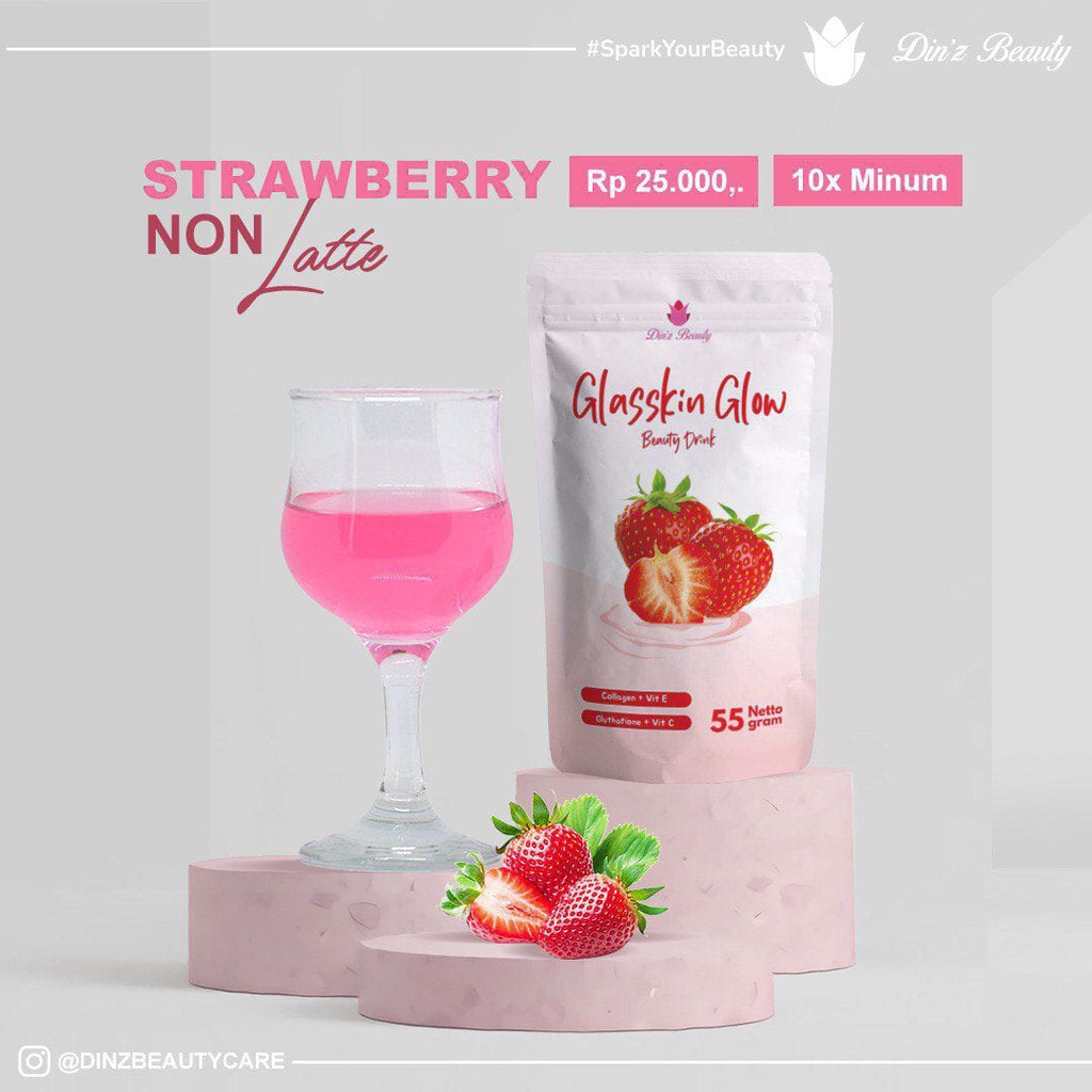 GLASKIN DY DINZ BEAUTY MINUMAN COLLAGEN MEMUTIHKAN MENCERAHKAN MENGHALUSKAN KULIT