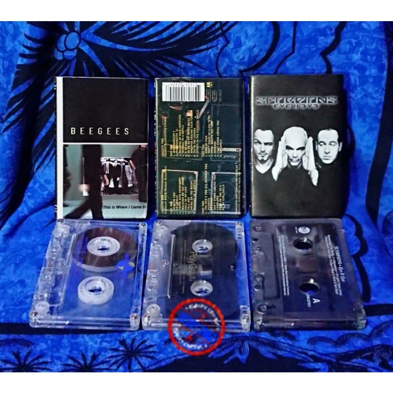 Kaset Pita Eagles Abba BeeGees Chicago Neri Per Caso Commodores Genesis Scorpions The Police Fourpla