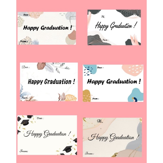 

Kartu ucapan Happy Graduation / Card Happy Graduation