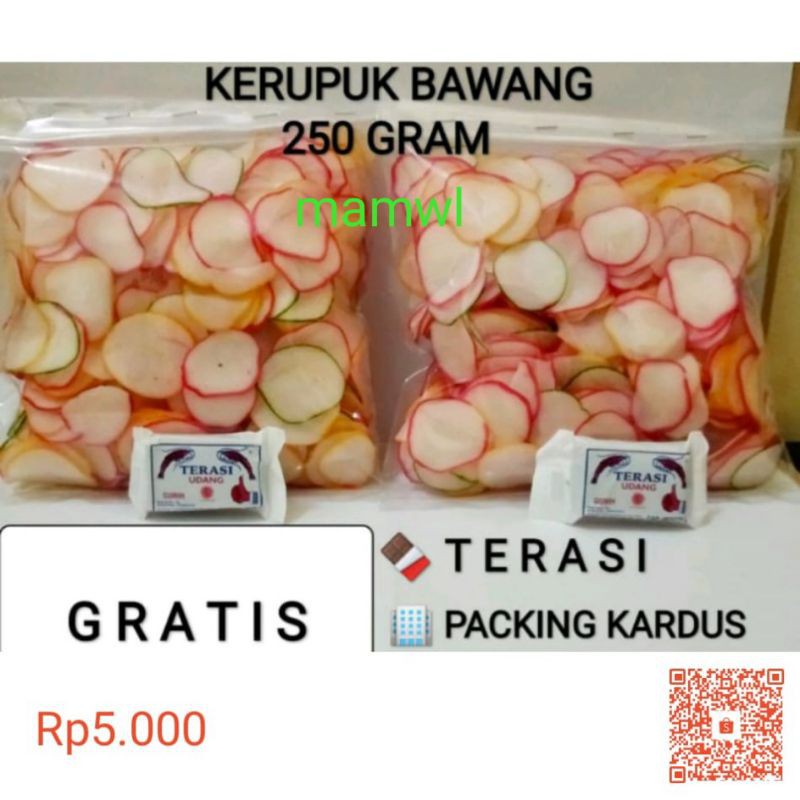 

@250gr krupuk bawang curah