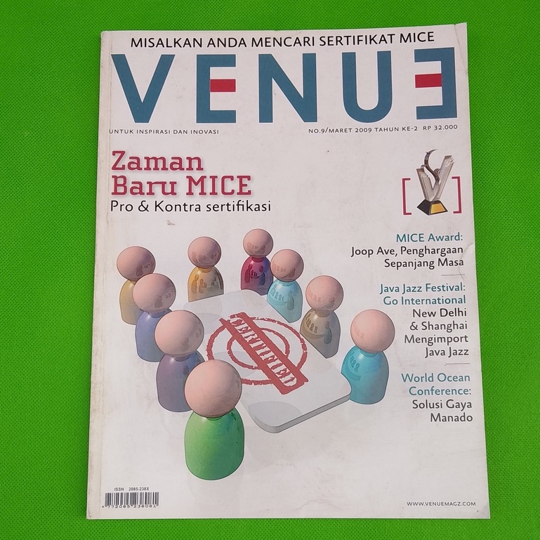 Majalah Venue Maret 2009 / Buku Majalah Bekas / Buku Bekas