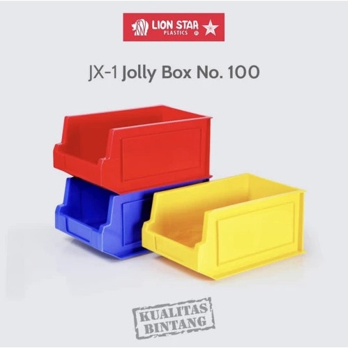 JX-1 Jolly Box No. 100 LION STAR . TEMPAT PERKAKAS  (Spare Part Case)