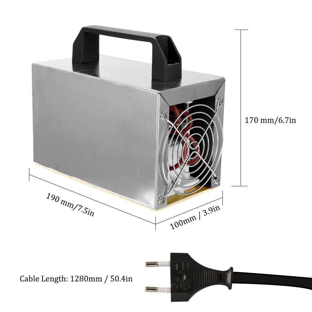 Mesin Ozonizer Generator Air Purifier Formaldehyde 24G - JK-26