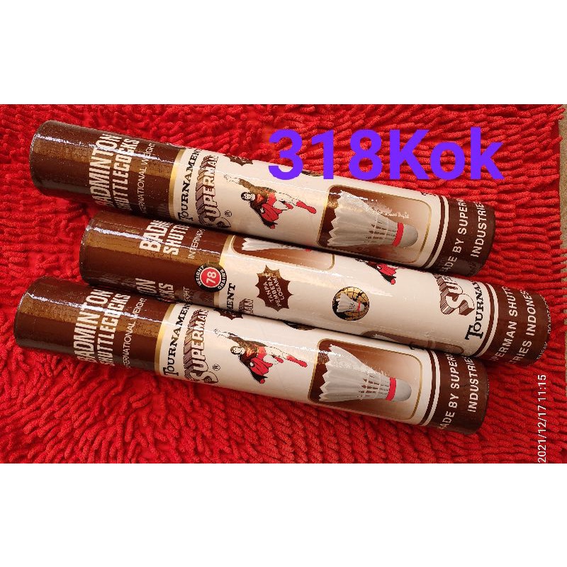 Shuttlecock Superman coklat