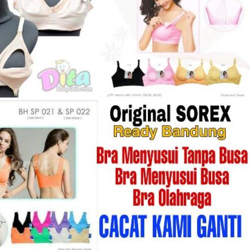 ❃ Bra Ibu Menyusui | Bra Menyusui Sorex | Bra Sport Sorex | Bra Olahraga dan Menyusui Merk SOREX ☚