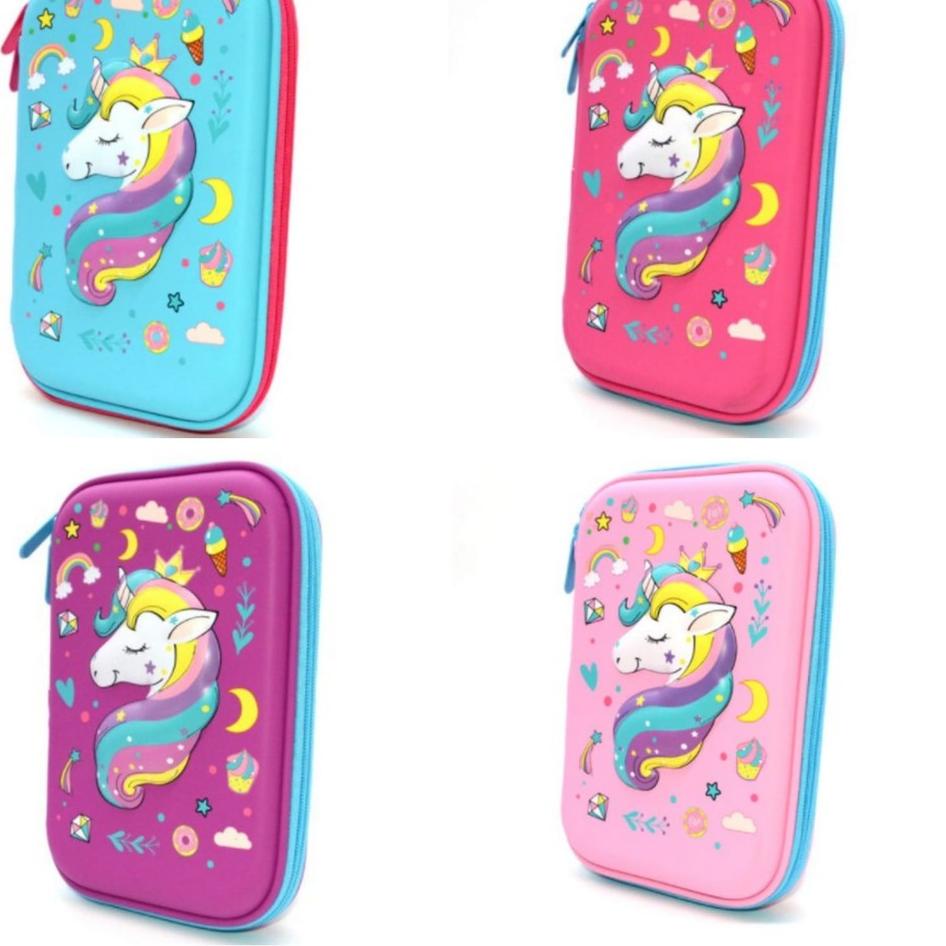 

Flash Sale  Tempat pensil kotak pensil 3D Unicorn Pencil Case tempat pensil Unicorn Kepala kado anak perempuan unicorn lucu murah import berkualitas Limit Edision