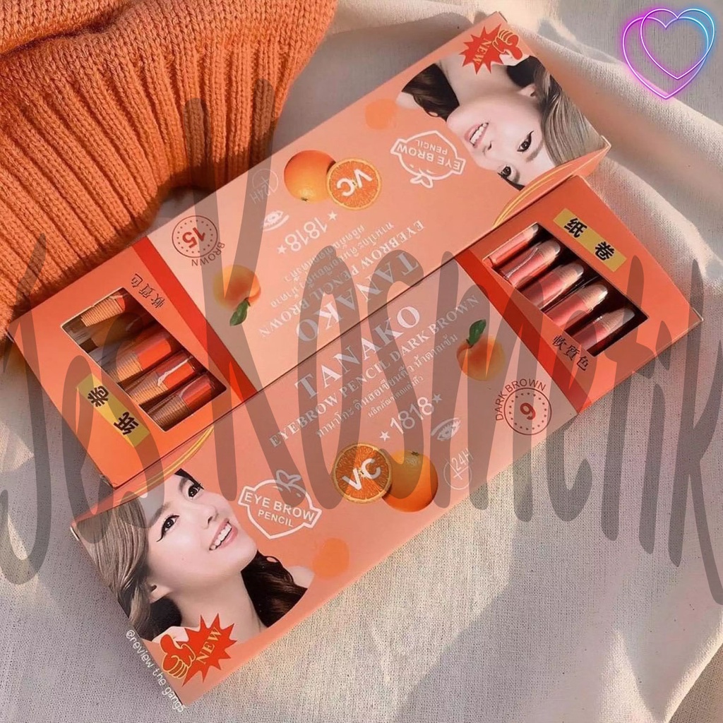 [LUSINAN] Pensil Alis Benang Tanako Eyebrow Pencil Thai Make Up Kosmetik Mata