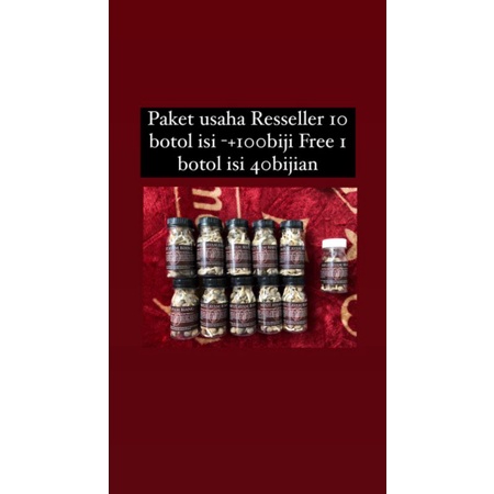 

paket usaha empot by if 10botol isi-+100biji Free 1botol isi 40biji