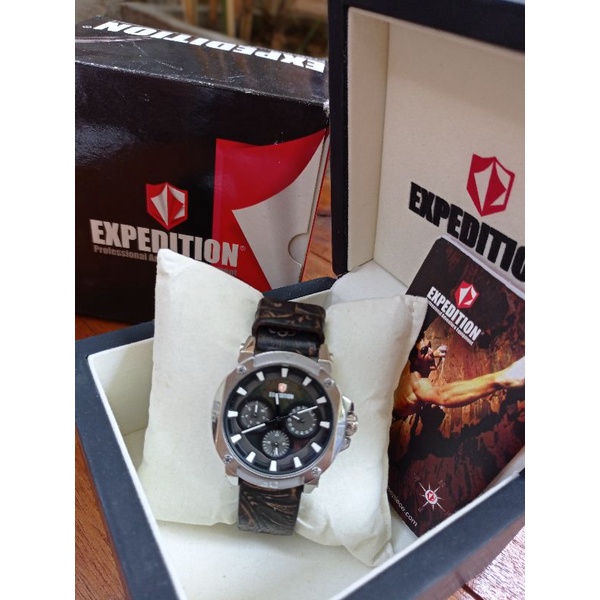 JAM TANGAN EXPEDITION ORIGINAL SECOND LIKE NEW TALI KULIT