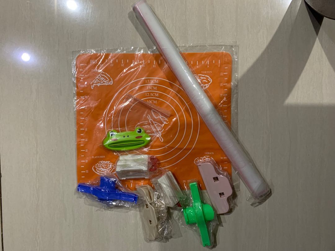 Mini Baking Silicone Mat / Alas Giling Adonan Tatakan Silikon Silmat