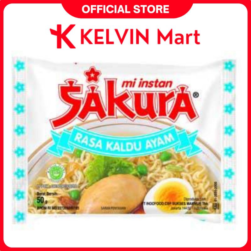

Sakura Mie Instant Kaldu Ayam Pck 50g | KELVIN Mart