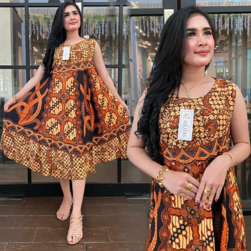 daster yukensi sogan daster batik pekalongan tiedie daster singlet daster jumbo non ruffle panjang selutut kekinian viral bahan adem lembut