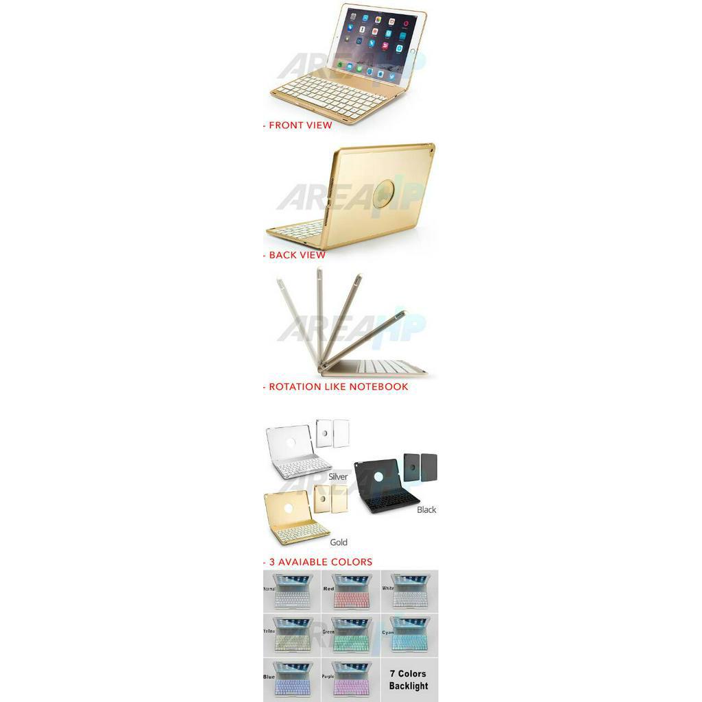 Ultra Slim Keyboard Case Backlight for iPad 9.7