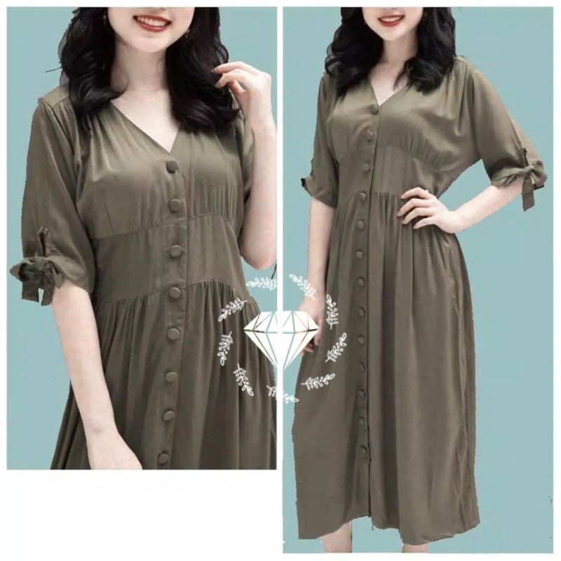 DRESS ASOKA RAYON KATUN PREMIUM