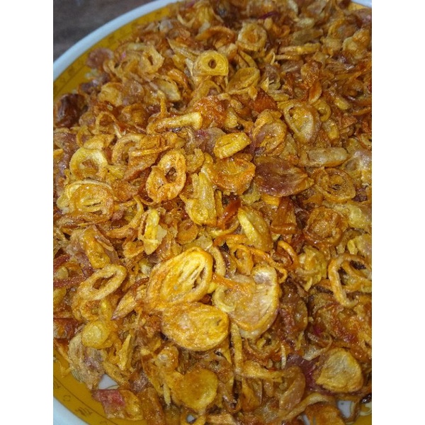 

BAWANG GORENG PREMIUM(TANPA TEPUNG)1kg BAWANG MERAH & BAWANG PUTIH