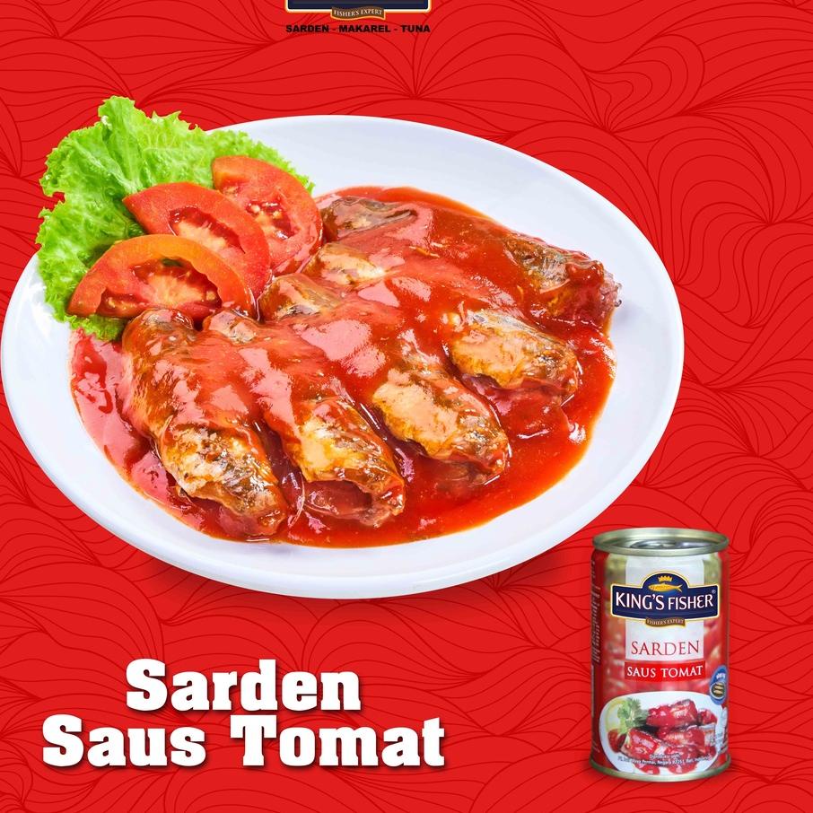 

Diskon✔️King's Fisher Paket 2 pcs Sarden saus tomat Makanan Kaleng 425 gr|RA3