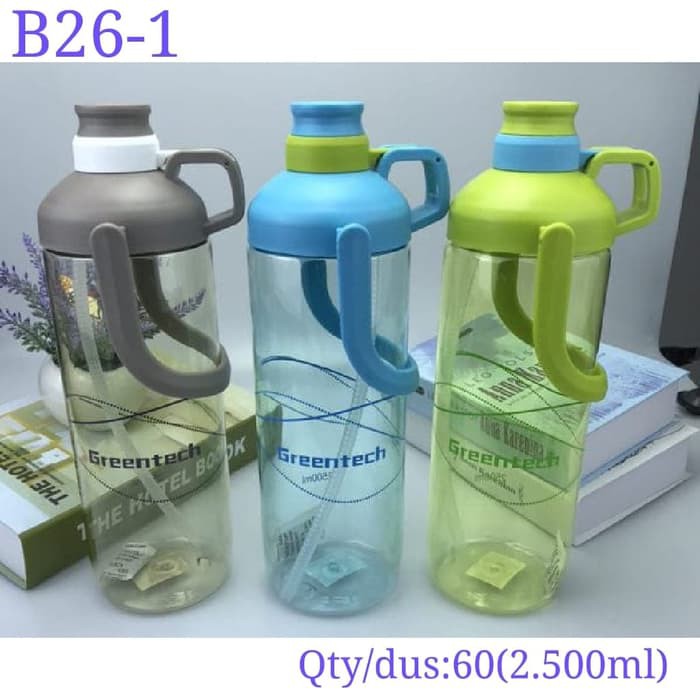 [COD] BOTOL GREENTECH B26-1 2500ML SPORT WATER BOTTLE BOTOL OLAH RAGA