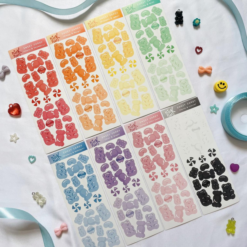

Sweet Candy Deco Sticker (Kiss Cut)