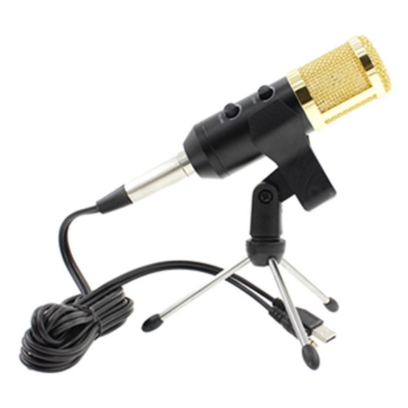 Microphone Condenser Professional with Mini Tripod