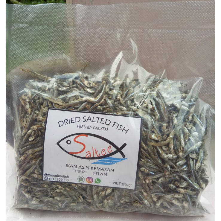 

Ikan Asin Teri Hitam Kemasan Berkualitas 500gr