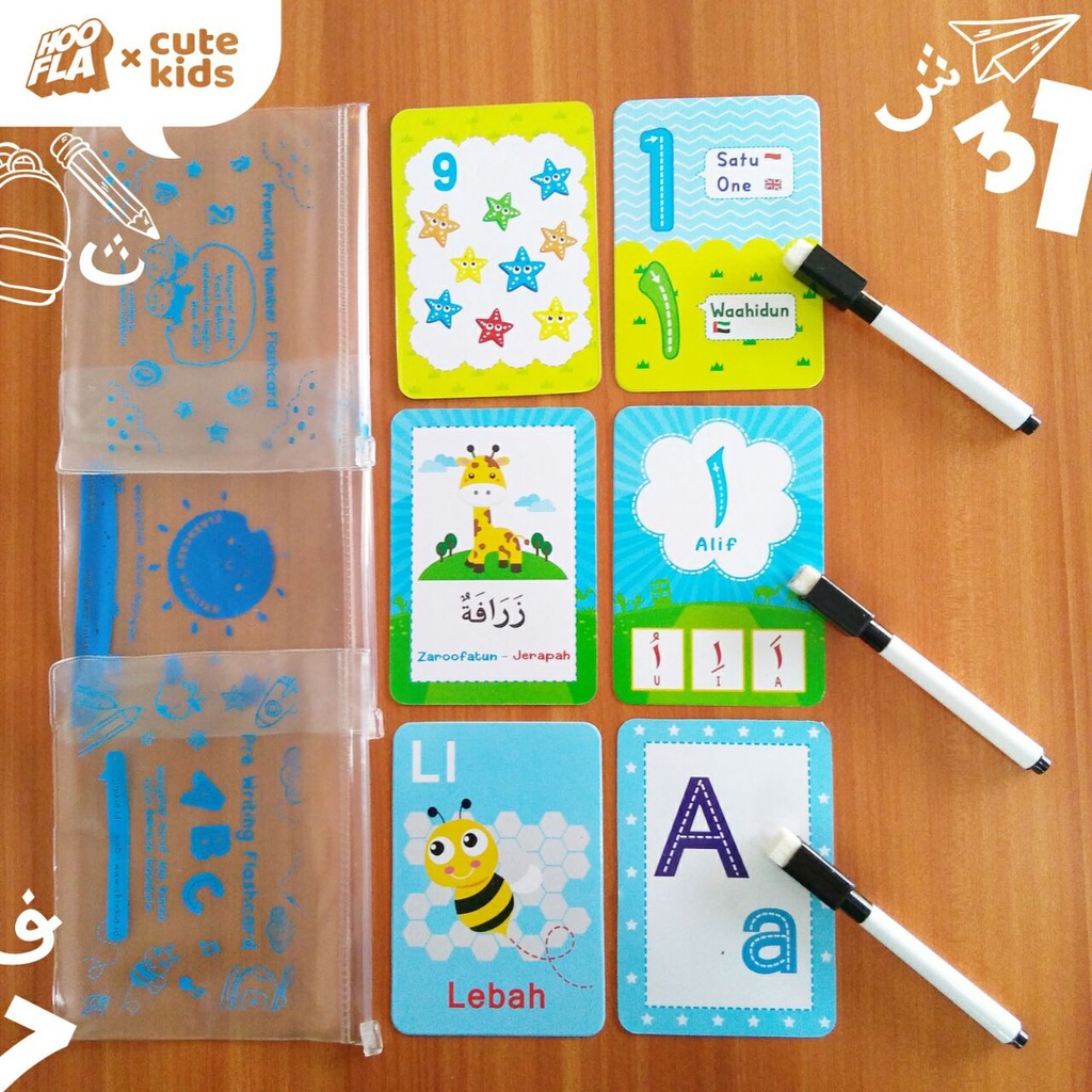 Hooflakids Flashcard Kartu Pintar Mainan Edukasi Anak