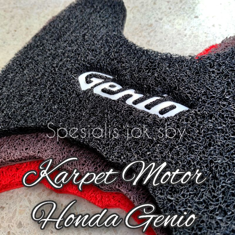 Karpet Genio - Karpet Motor Genio - Karpet motor honda Genio - Keset motor honda Genio - Karpet Genio 2021 - Alas kaki motor genio - Alas kaki genio - Pijakan kaki genio - Alas motor genio