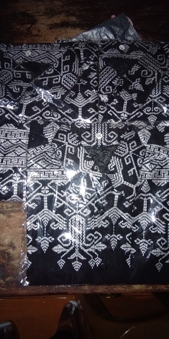 Batik Couple Keluarga - Couple Baju Batik Satu Keluarga Motif Anjani Prada Perak